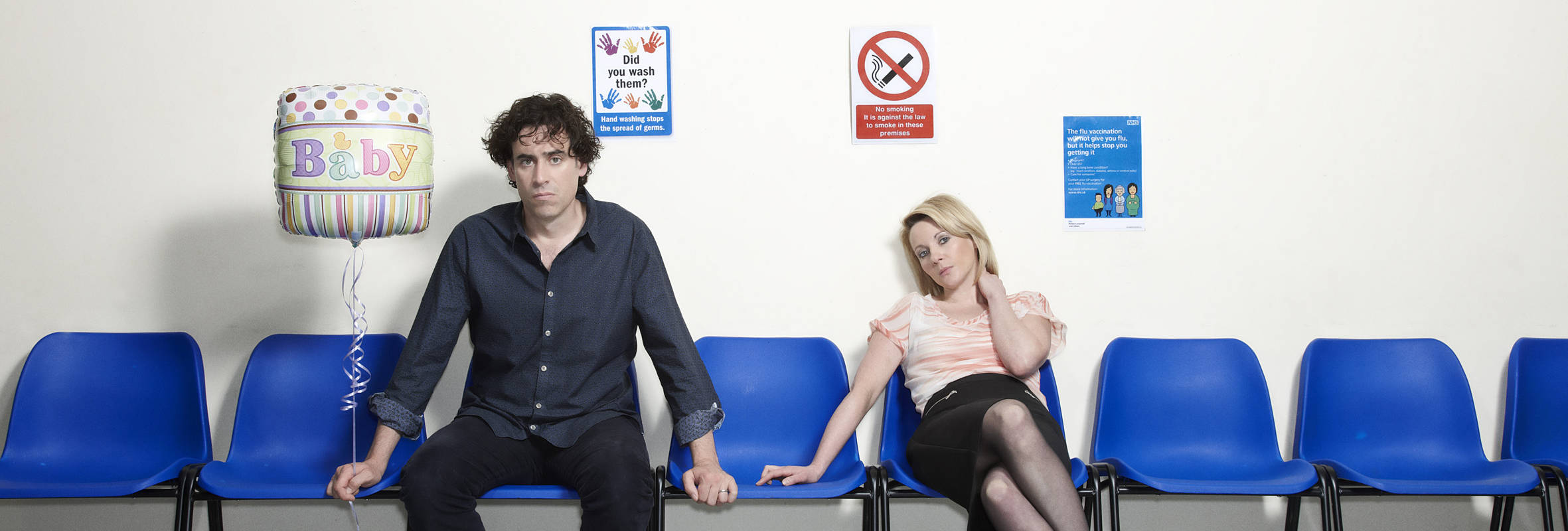 Lisa Dillon and Stephen Mangan in Birthday by Joe Penhall - Royal Court