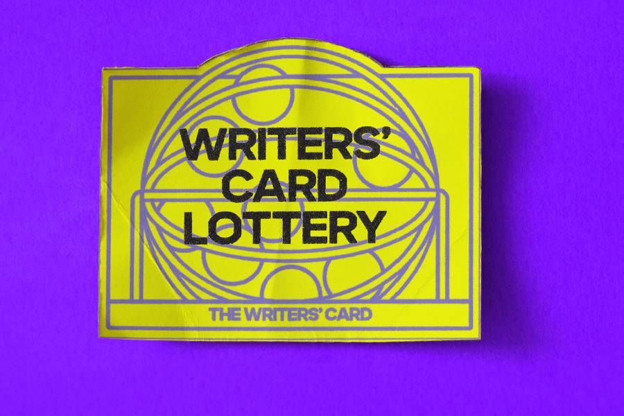 Writers’ Card lottery – paid writing weeks