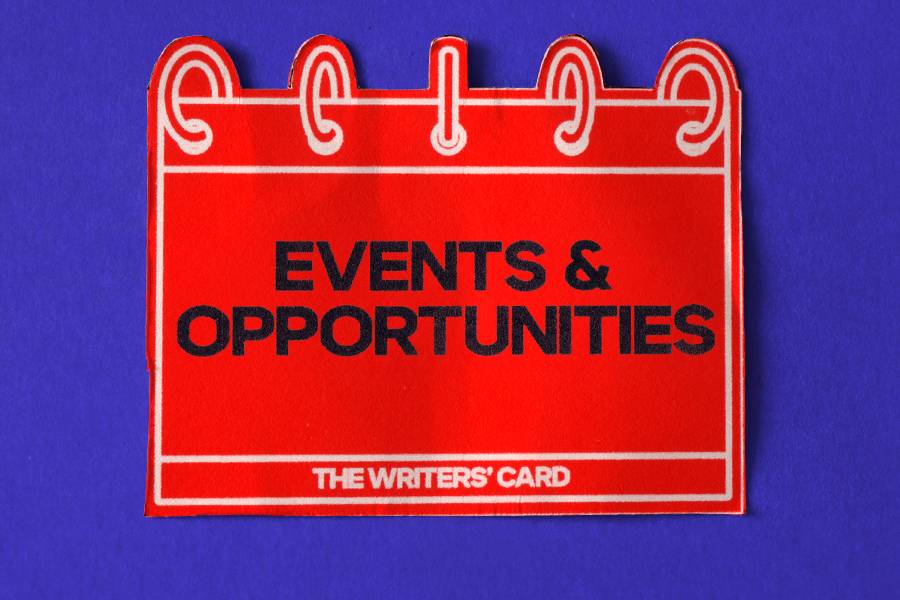 Writers' Card Events & Opportunities