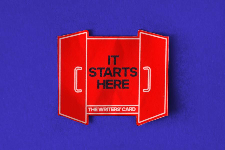 The Writers' Card – it starts here