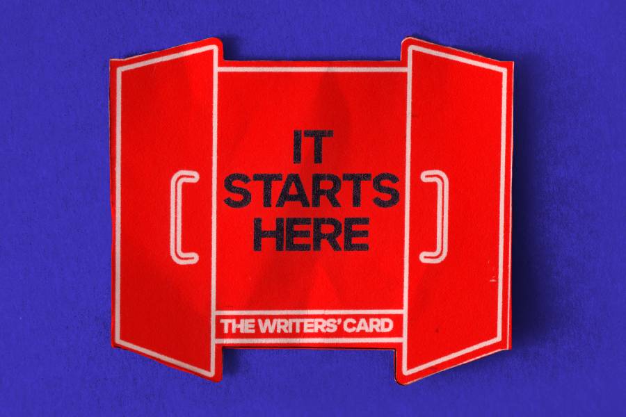 The Writers' Card – it starts here